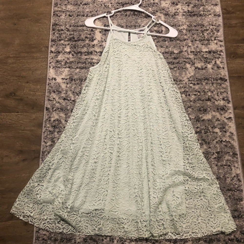 teal dress
